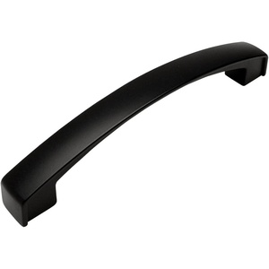 image:imageCosmas 20 Pack 616128FB Flat Black Modern Cabinet Hardware Arch Handle Pull  5 Inch 128mm Hole Centers
