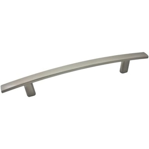 image:imageCosmas 2363128SN Satin Nickel Subtle Arch Cabinet Hardware Handle Pull  5 Inch 128mm Hole Centers