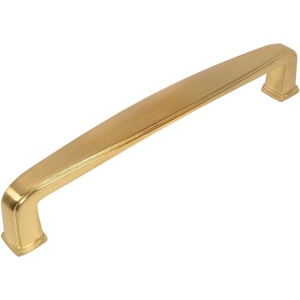 image:imageCosmas 4392160BB Brushed Brass Modern Cabinet Hardware Handle Pull  6516 Inch 160mm Hole Centers