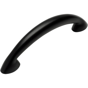 image:imageCosmas 5 Pack 32364FB Flat Black Modern Cabinet Hardware Arch Handle Pull  212 Inch 64mm Hole Centers