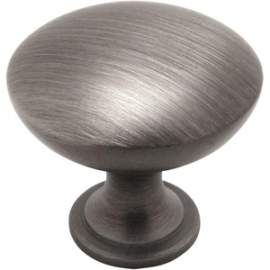 image:imageCosmas 5305AS Antique Silver Traditional Round Solid Cabinet Hardware Knob  114 Diameter