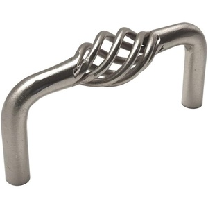 image:imageCosmas 9992030SN Satin Nickel Birdcage Cabinet Hardware Handle Pull  3 Hole Centers